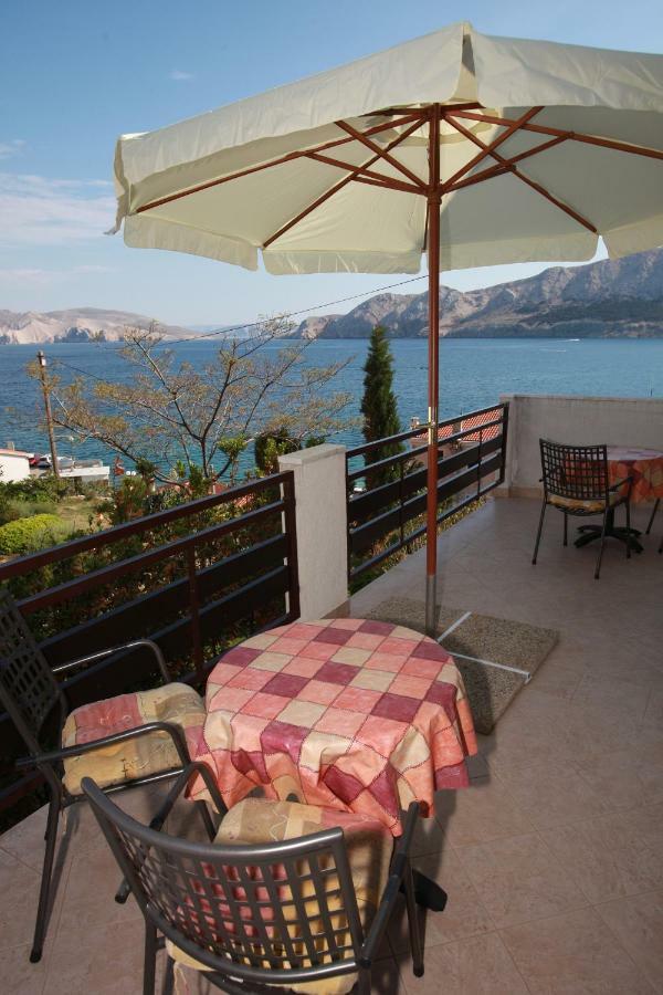 Double Rooms Jasna With Sea View Baška Esterno foto